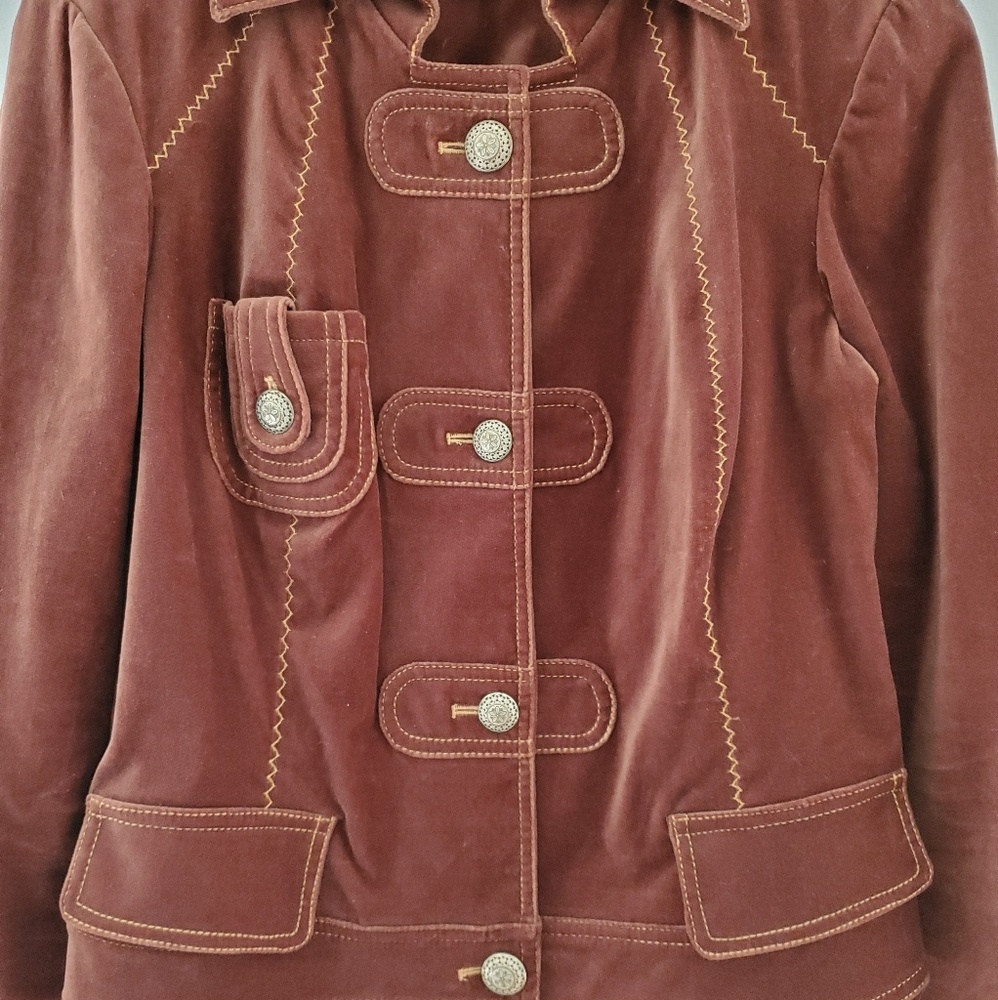 Cache Brown Jacket With Button Details - image 6